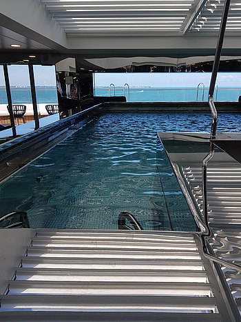 Hauptpool der Scenic Eclipse