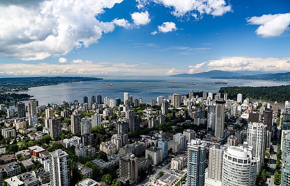 Blick auf das schöne Vancouver Blick auf das schöne Vancouver